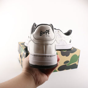 A Bathing Ape Bape Sta Black White Line