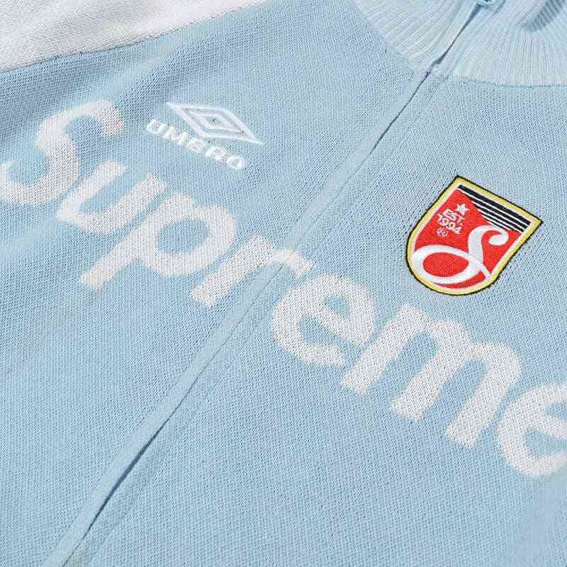 Jaqueta Supreme x Umbro Zip Up Light Blue