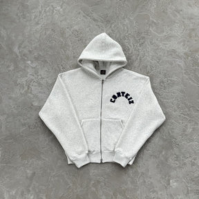 Conjunto Moletom Corteiz Arch Cinza