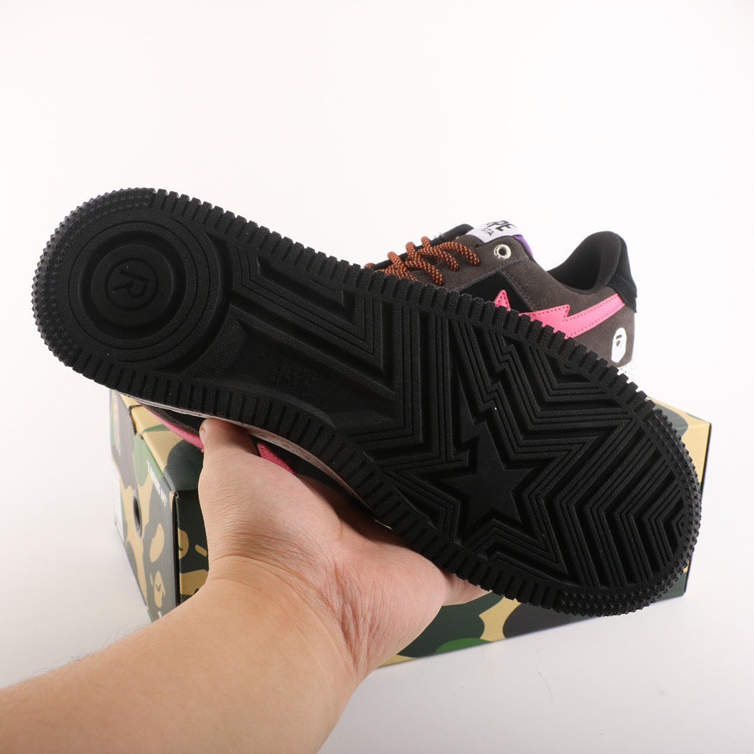A Bathing Ape Bape Sta Black Pink