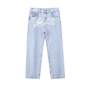 Calça Icecream Check Lined Denim jeans