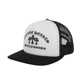 Boné Chrome Hearts Hollywood Cross Preto/Branco