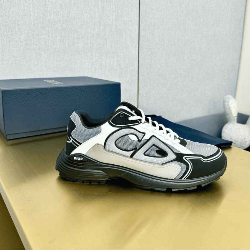 Dior Sneaker B30 Blue Mesh Gray
