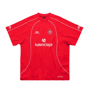 Camiseta Balenciaga Milano #10 Soccer Jersey Oversized Red