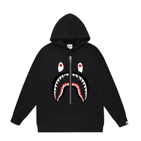 Moletom Bape Shark SS24 Preto