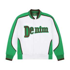 Jaqueta Denim Tears Track White/Green