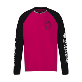 Chrome Hearts Horseshoe Baseball Preta/Rosa