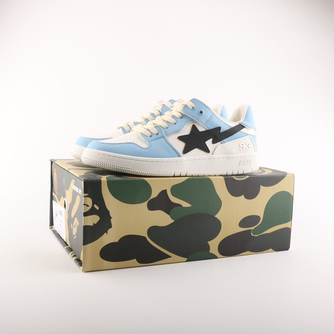 A Bathing Ape Bape Sk8 Sta Black Blue