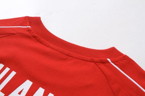 Camiseta Balenciaga Milano #10 Soccer Jersey Oversized Red