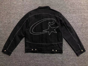 Jaqueta Corteiz C-Star Denim Jeans Preto