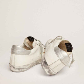 Golden Goose Super-Star White Silver