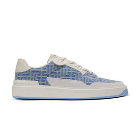 Tênis Balmain B-Court Flip Monogrammed Denim