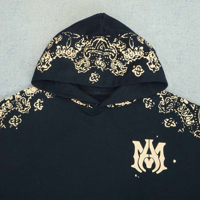 Moletom Amiri Bandana Bleach All Over