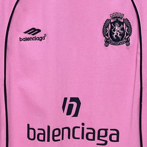 Camiseta Balenciaga Shanghai #10 Soccer Jersey Oversized Pink