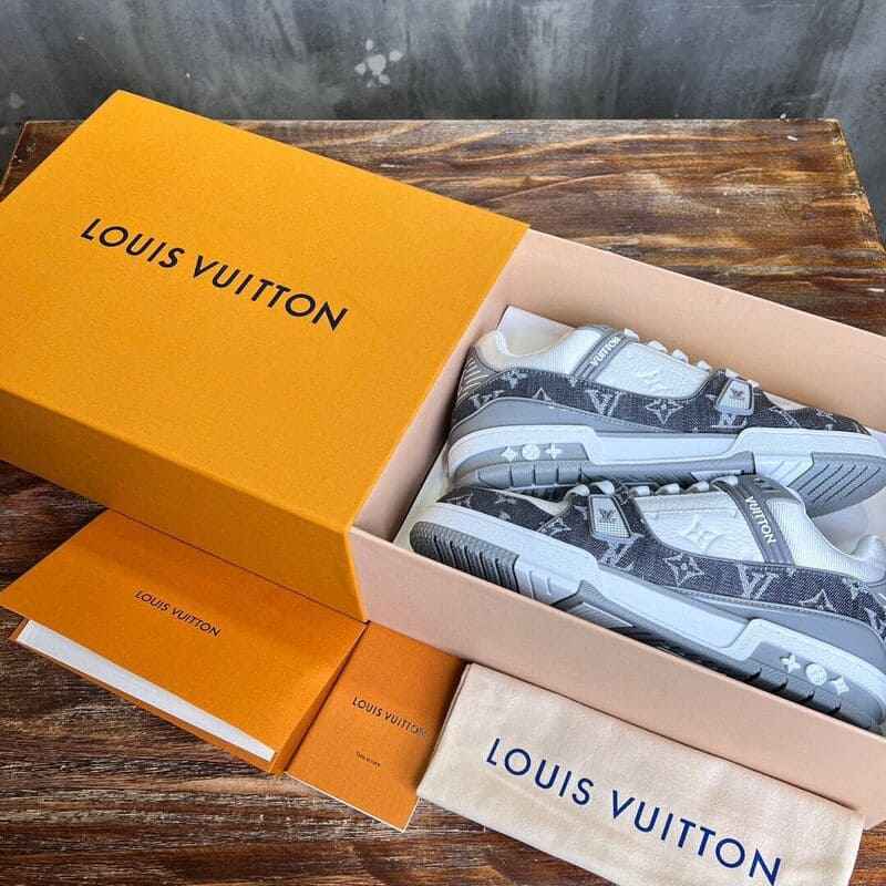 Louis Vuitton LV Trainer Monogram White Grey