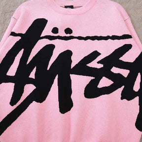 Stussy Stock Sweater Pink