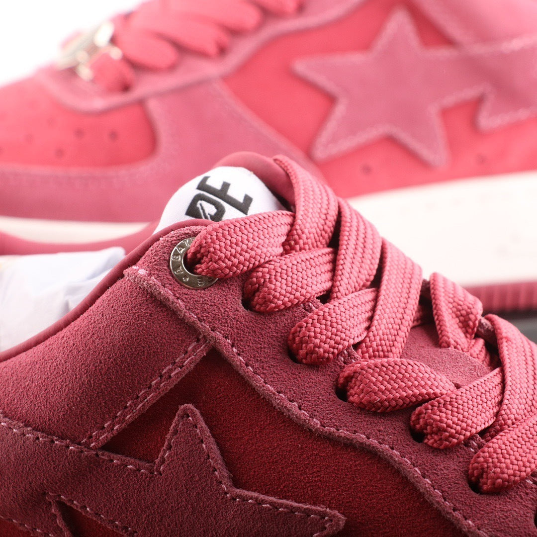 A Bathing Ape Bape Sta Pink Suede