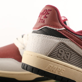 A Bathing Ape Bape SK8 Sta Vintage White Red