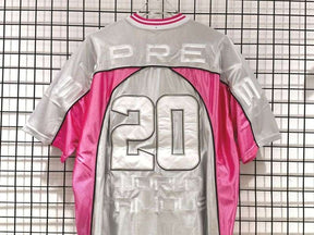 Camiseta Supreme Paneled Jersey Silver