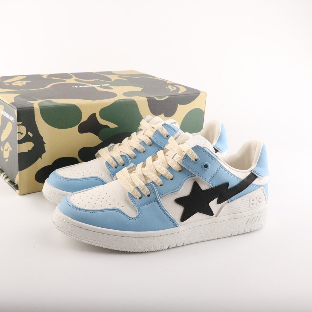 A Bathing Ape Bape Sk8 Sta Black Blue