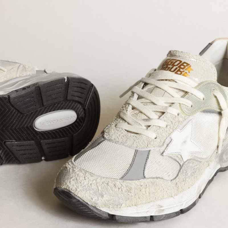 Golden Goose Dad-Star White Gray