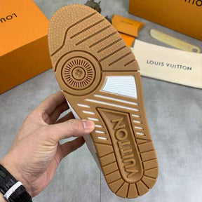 Louis Vuitton LV Trainer White Red