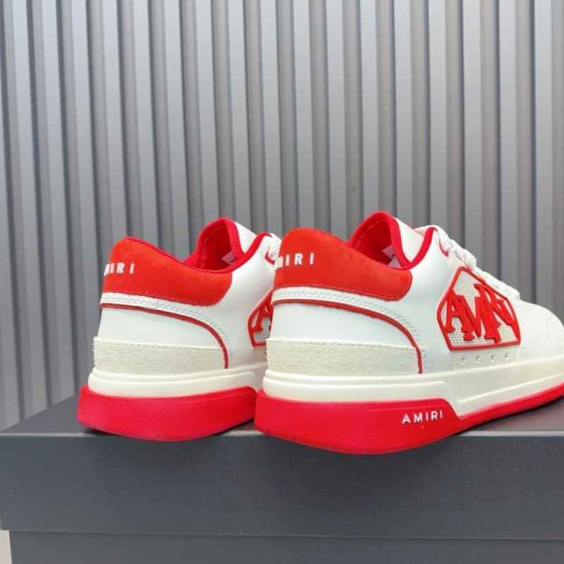 Amiri Classic Low White Red