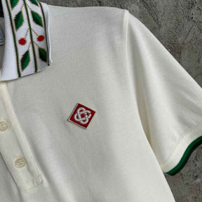 Camiseta Casablanca Classic Laurel Polo Branca