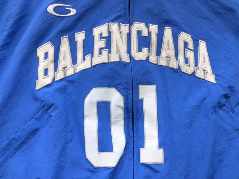Jaqueta Balenciaga Jersey Azul