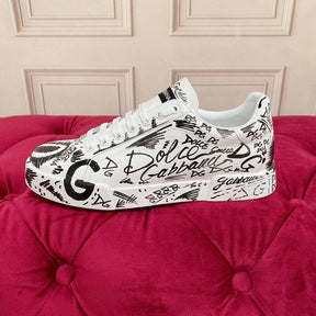 Dolce Gabbana Calfskin Portofino Whit Logo