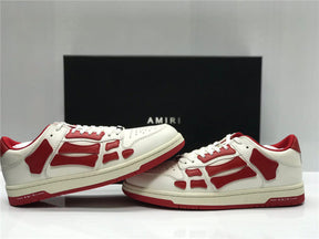 Amiri Skel Top Low White Red