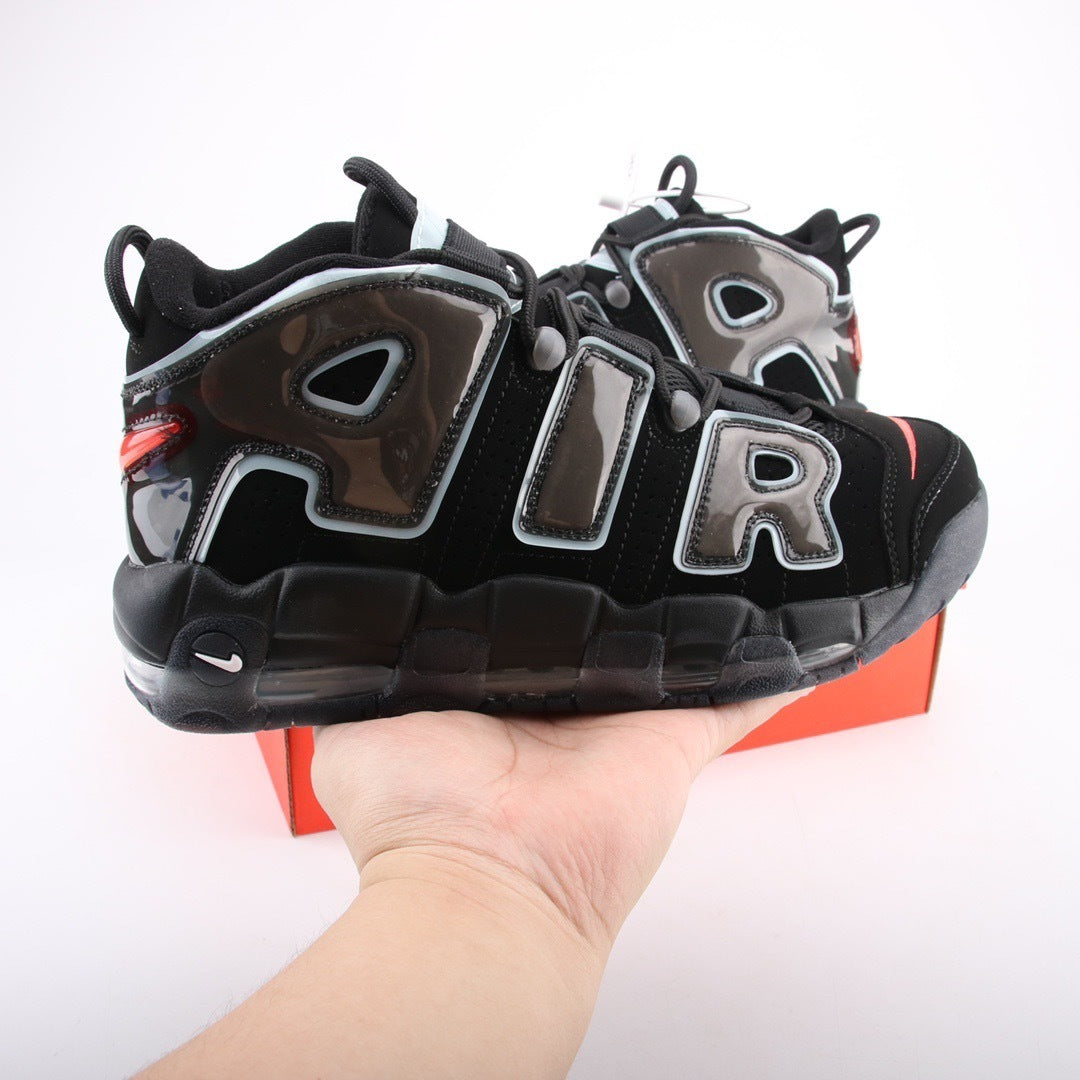 Nike Air More Uptempo Black / White Chile - Red