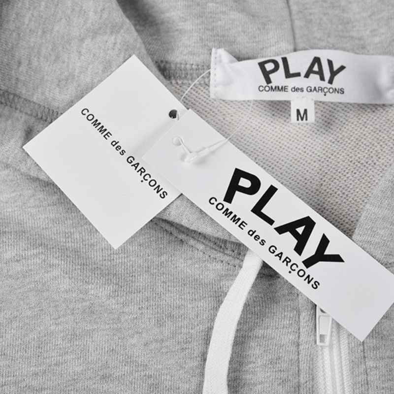 Moletom Comme des Garçons PLAY Logo Cinza