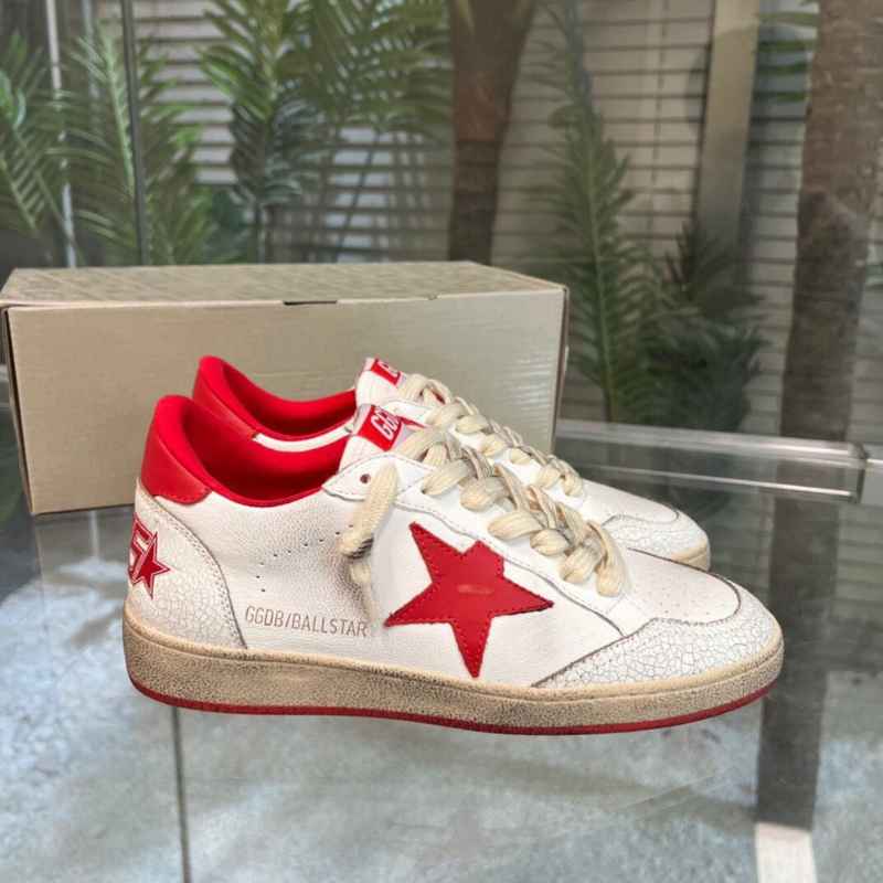 Golden Goose Ball Star 'Sneakers' White Red