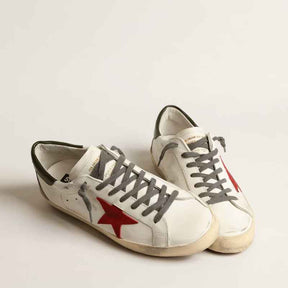 Golden Goose Super-Star White Red