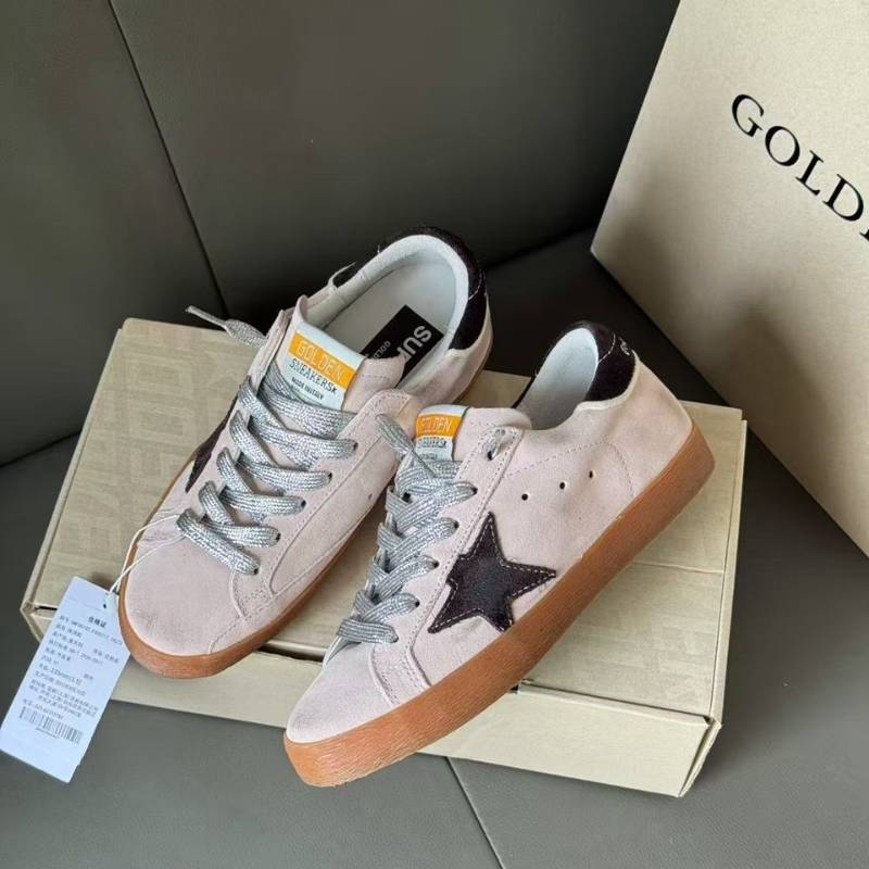 Golden Goose Super-Star Lilac Star Black