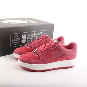 A Bathing Ape Bape Sta Pink Suede