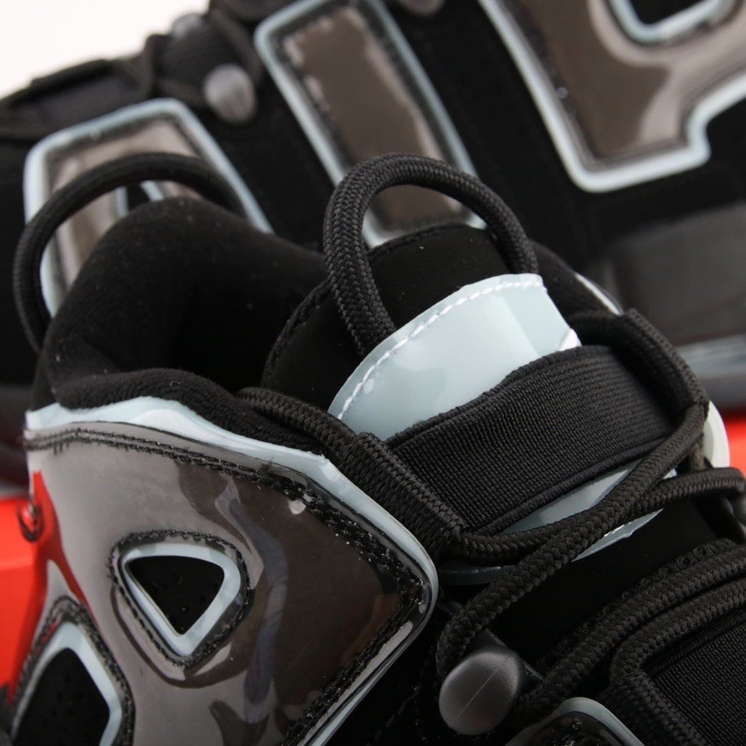 Nike Air More Uptempo Black / White Chile - Red