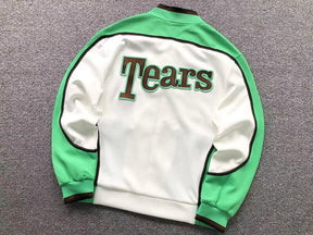 Jaqueta Denim Tears Track White/Green