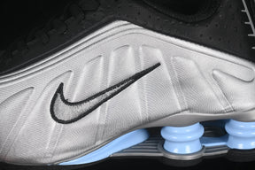 Nike Shox R4 Silver Black Psychic Blue