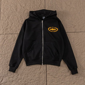 Conjunto Corteiz Superior Royale Preto/Amarelo