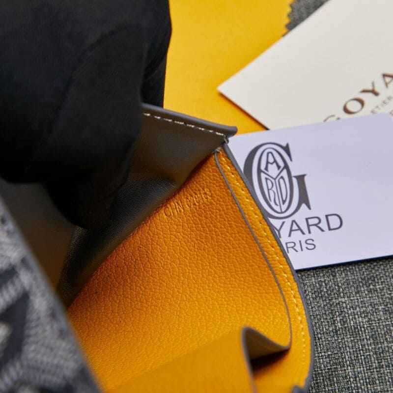 Carteira Goyard Victoire Azul/Cinza