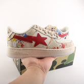 A Bathing Ape Bape Sta Paint Splatter Ivory
