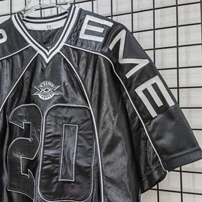 Camiseta Supreme Paneled Jersey Preta