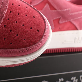 A Bathing Ape Bape Sta Pink Suede