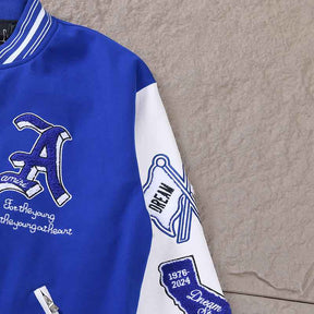 Jaqueta Amiri MA Dream Team Varsity Azul