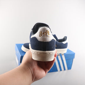 A Bathing Ape Bape X Adidas Campus 80s Collegiate Navy