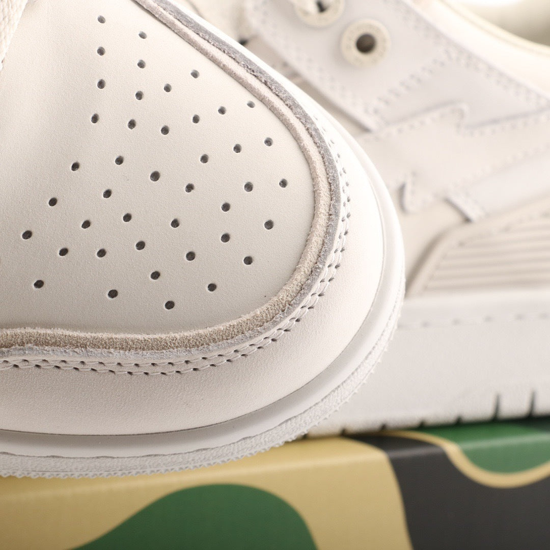 A Bathing Ape Bape Sk8 Sta Triple White