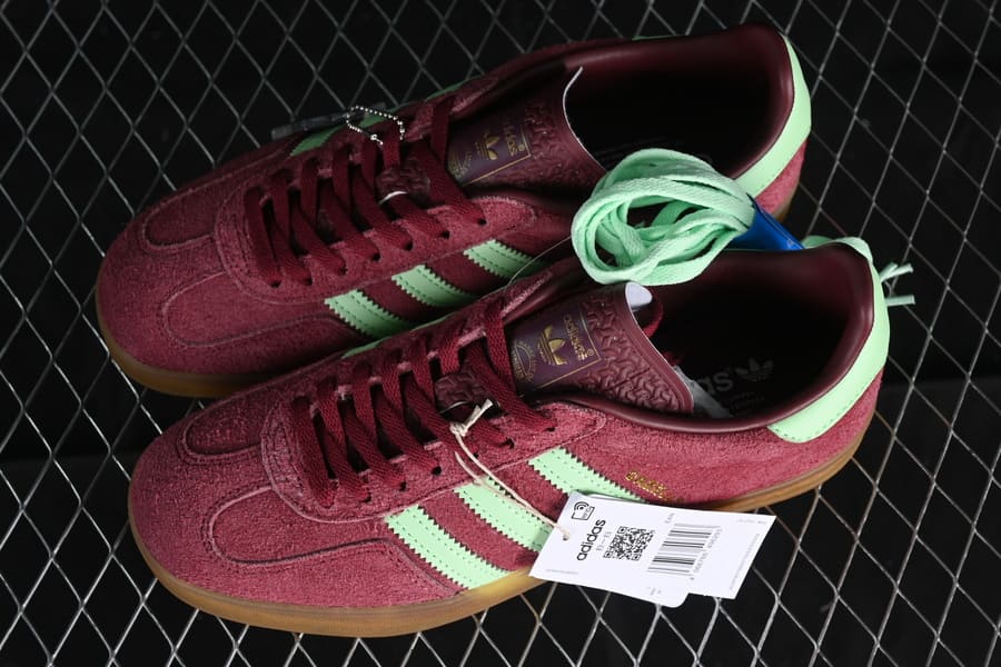 Adidas Gazelle Indoor Shadow Red Spark Green