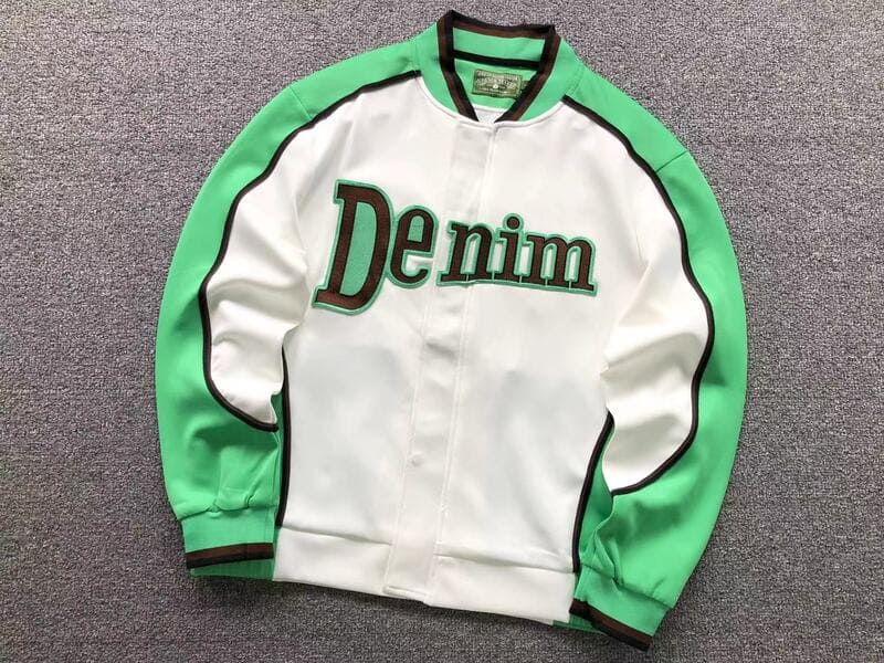 Jaqueta Denim Tears Track White/Green